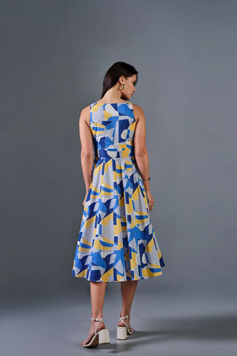 Work of Art Cotton Dress, Blue, image 5